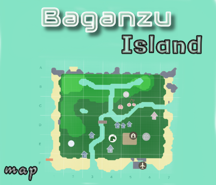 Baganzu Island Map